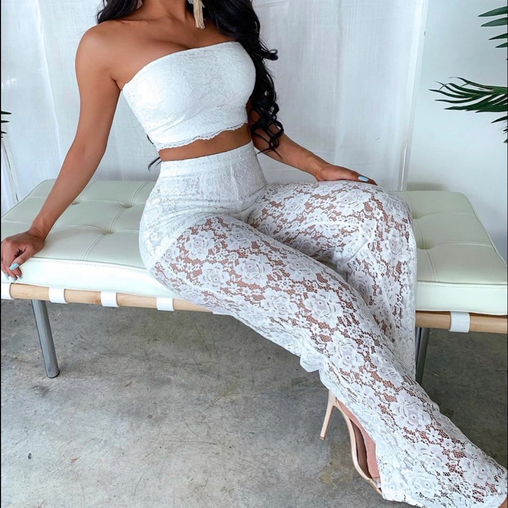 White 2 piece set